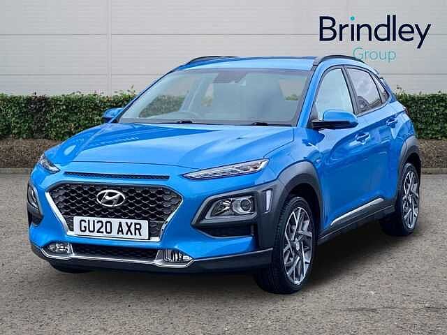 Hyundai KONA 1.6 h-GDi Premium SUV 5dr Petrol Hybrid DCT Euro 6 (s/s) (141 ps) Blue