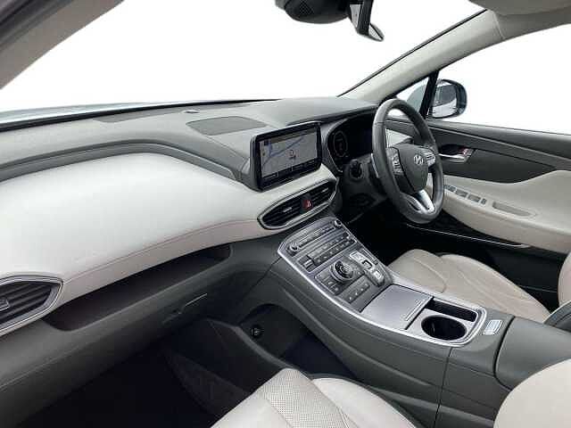 Hyundai SANTA FE 1.6 h T-GDi Ultimate SUV 5dr Petrol Hybrid Auto 4WD Euro 6 (s/s) (230 ps) Glacier White
