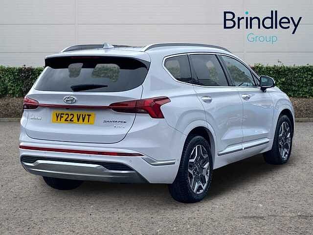 Hyundai SANTA FE 1.6 h T-GDi Ultimate SUV 5dr Petrol Hybrid Auto 4WD Euro 6 (s/s) (230 ps) Glacier White