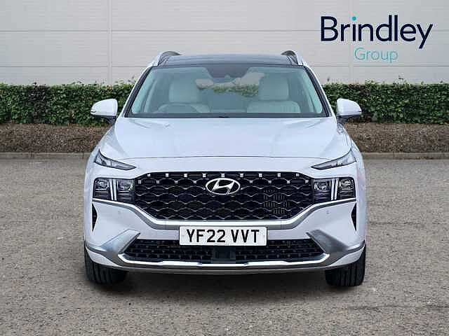 Hyundai SANTA FE 1.6 h T-GDi Ultimate SUV 5dr Petrol Hybrid Auto 4WD Euro 6 (s/s) (230 ps) Glacier White