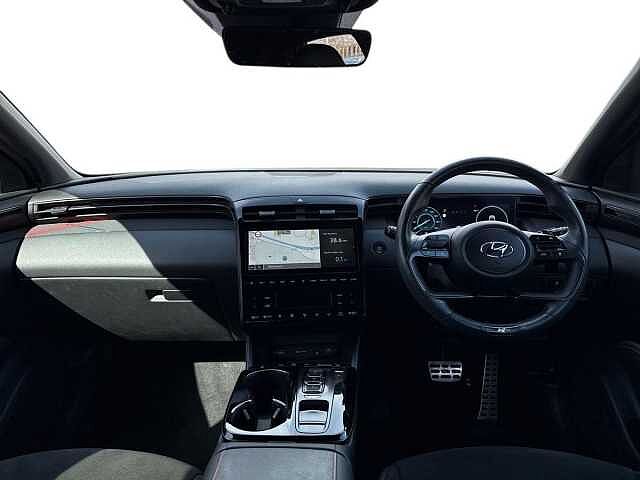 Hyundai TUCSON 1.6 h T-GDi N Line S SUV 5dr Petrol Hybrid Auto Euro 6 (s/s) (230 ps) Phantom Black