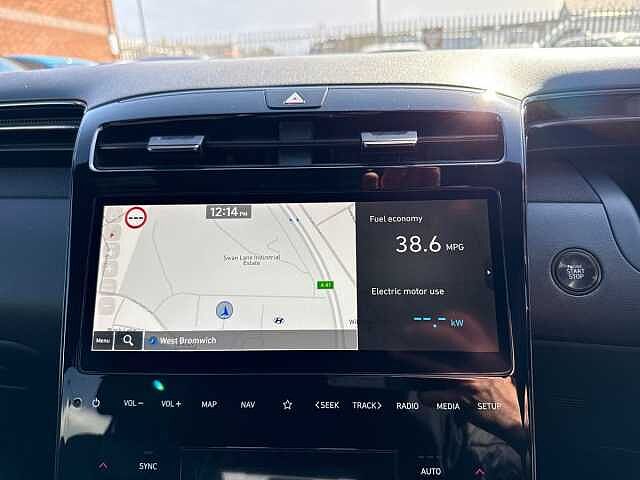 Hyundai TUCSON 1.6 h T-GDi N Line S SUV 5dr Petrol Hybrid Auto Euro 6 (s/s) (230 ps) Phantom Black