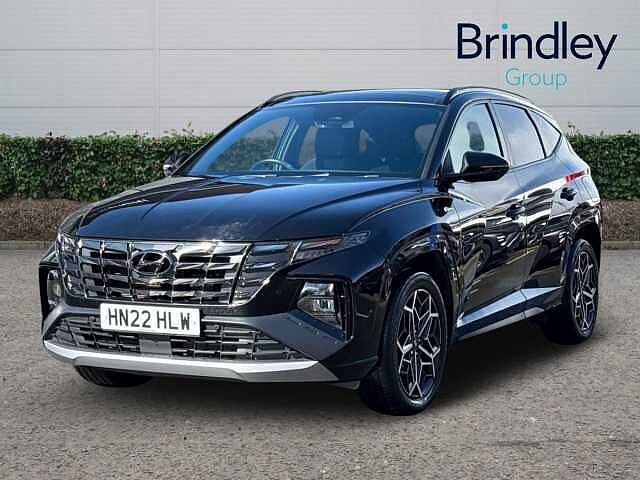 Hyundai TUCSON 1.6 h T-GDi N Line S SUV 5dr Petrol Hybrid Auto Euro 6 (s/s) (230 ps) Phantom Black