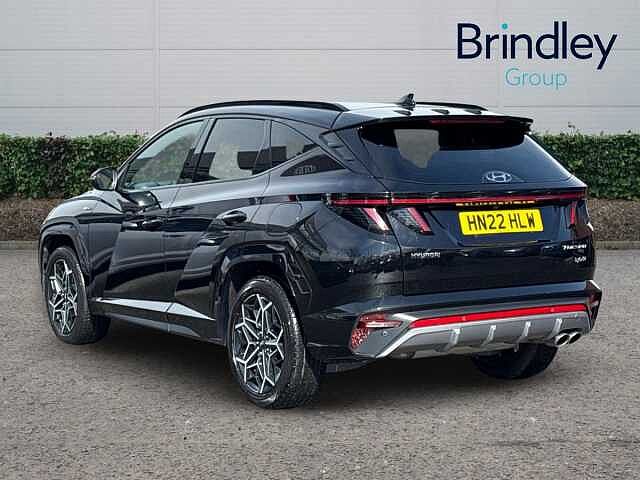 Hyundai TUCSON 1.6 h T-GDi N Line S SUV 5dr Petrol Hybrid Auto Euro 6 (s/s) (230 ps) Phantom Black