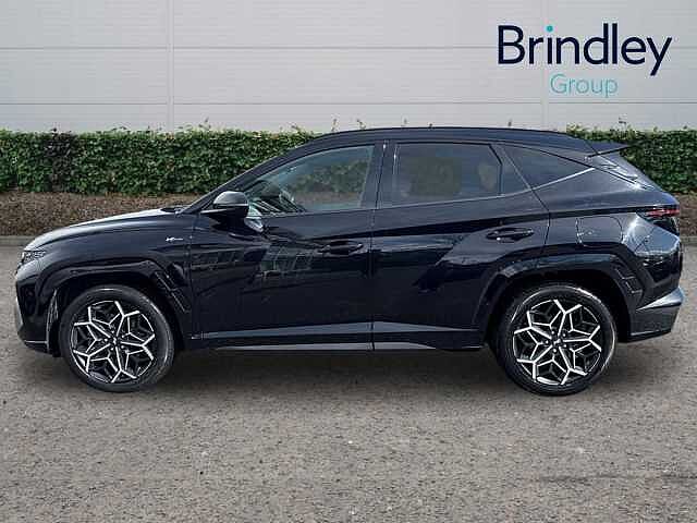 Hyundai TUCSON 1.6 h T-GDi N Line S SUV 5dr Petrol Hybrid Auto Euro 6 (s/s) (230 ps) Phantom Black
