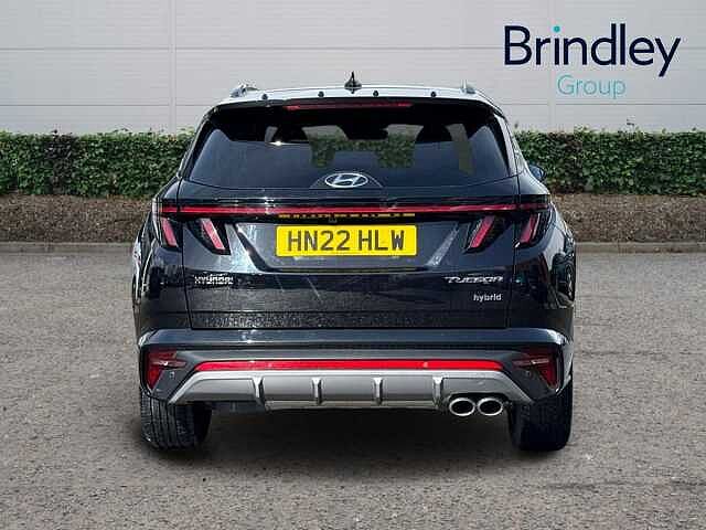 Hyundai TUCSON 1.6 h T-GDi N Line S SUV 5dr Petrol Hybrid Auto Euro 6 (s/s) (230 ps) Phantom Black