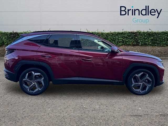 Hyundai TUCSON 1.6 h T-GDi Ultimate SUV 5dr Petrol Hybrid Auto Euro 6 (s/s) (230 ps) Sunset Red