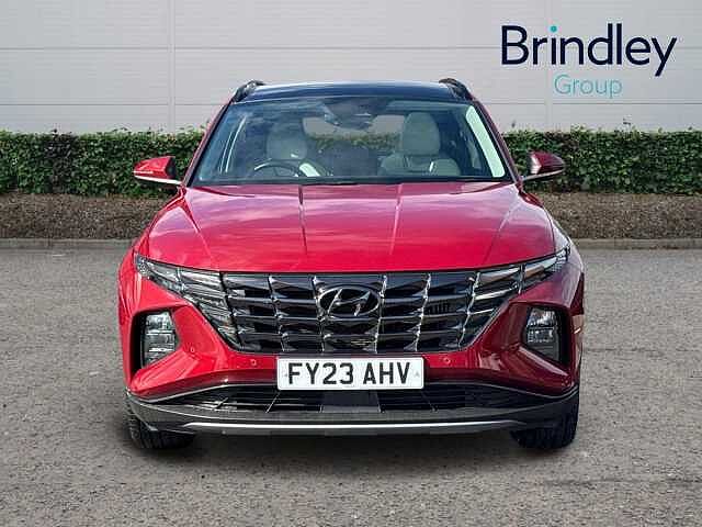 Hyundai TUCSON 1.6 h T-GDi Ultimate SUV 5dr Petrol Hybrid Auto Euro 6 (s/s) (230 ps) Sunset Red