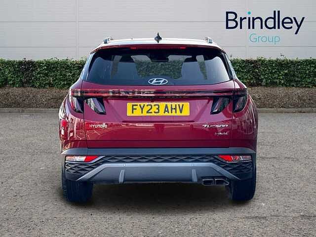 Hyundai TUCSON 1.6 h T-GDi Ultimate SUV 5dr Petrol Hybrid Auto Euro 6 (s/s) (230 ps) Sunset Red