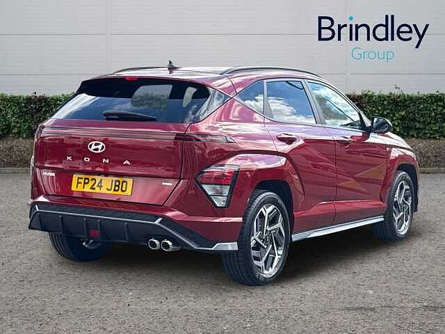Hyundai KONA 1.6 GDi Hybrid N Line 5dr DCT Ultimate Red