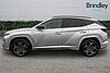 Hyundai TUCSON 1.6 T-GDi MHEV N Line SUV 5dr Petrol Hybrid DCT Euro 6 (s/s) (150 ps) Shimmering Silver