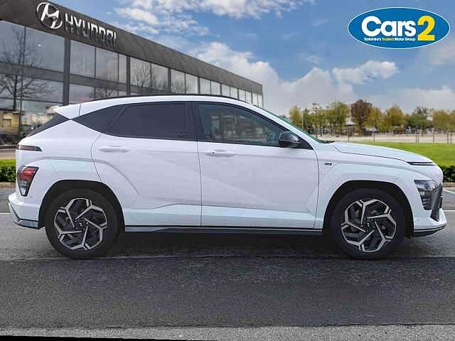 Hyundai KONA 1.6 GDi Hybrid N Line S 5dr DCT White