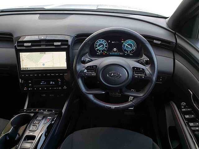 Hyundai TUCSON 1.6 TGDi Hybrid 230 N Line S 5dr 2WD Auto White