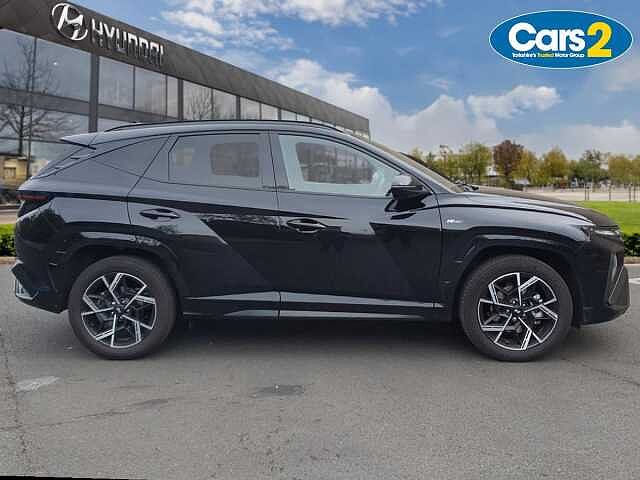 Hyundai TUCSON 1.6T 239 Hybrid N Line Edition 5dr Auto Black