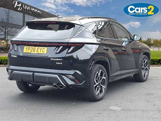 Hyundai TUCSON 1.6T 239 Hybrid N Line Edition 5dr Auto Black