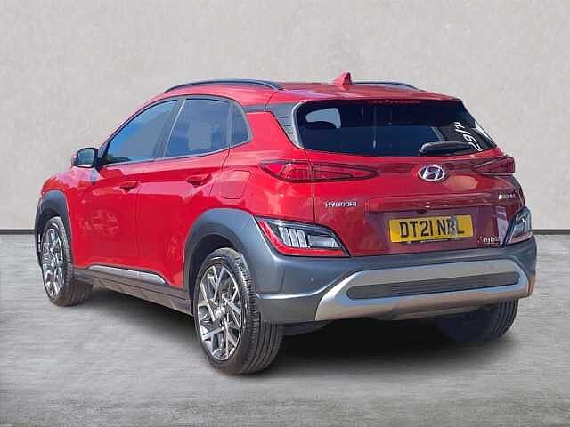 Hyundai KONA 1.6 H-Gdi Premium Suv 5Dr Petrol Hybrid Dct Euro 6 (S/S) (141 Ps) Pulse Red
