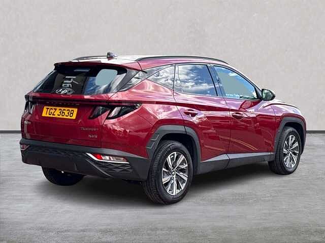 Hyundai TUCSON 1.6 H T-Gdi Se Connect Suv 5Dr Petrol Hybrid Auto Euro 6 (S/S) (230 Ps) Red