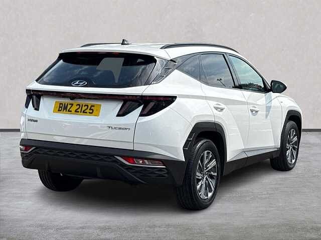 Hyundai TUCSON 1.6 T-Gdi Mhev Se Connect Suv 5Dr Petrol Hybrid Dct Euro 6 (S/S) (150 Ps) White