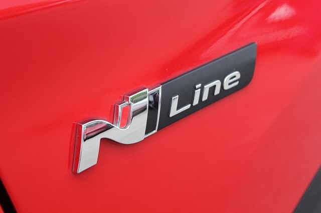Hyundai TUCSON 1.6 TGDi 177 N Line 5dr 2WD Red