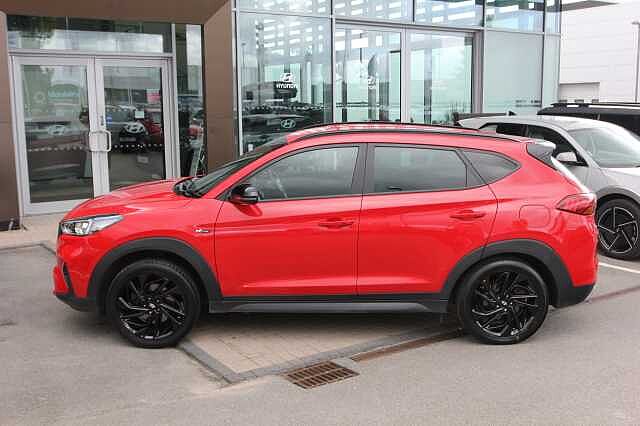 Hyundai TUCSON 1.6 TGDi 177 N Line 5dr 2WD Red