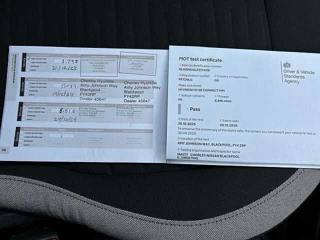 Hyundai I10 1.0 SE Connect Hatchback 5dr Petrol Manual Euro 6 (s/s) (67 ps)