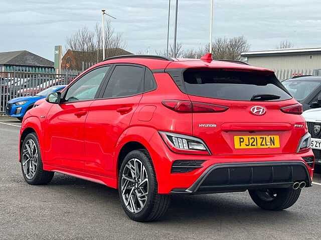 Hyundai KONA 1.0 T-GDi MHEV N Line SUV 5dr Petrol Hybrid Manual Euro 6 (s/s) (120 ps) Red