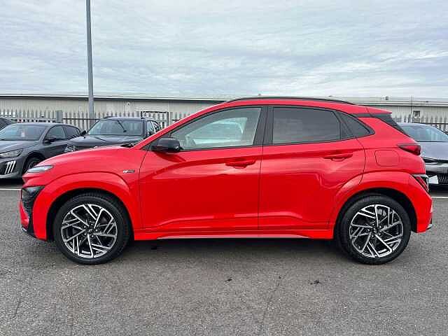 Hyundai KONA 1.0 T-GDi MHEV N Line SUV 5dr Petrol Hybrid Manual Euro 6 (s/s) (120 ps) Red