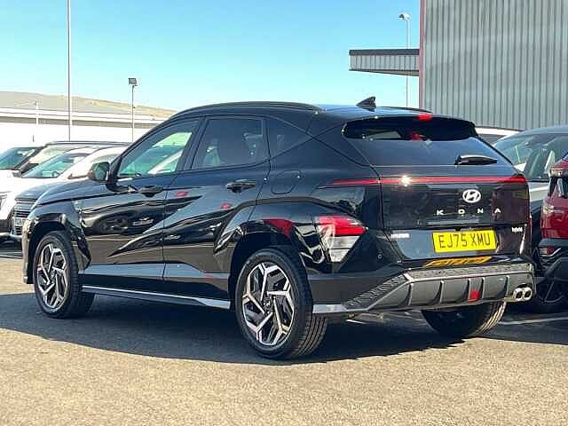 Hyundai KONA 1.6 h-GDi N Line SUV 5dr Petrol Hybrid DCT Euro 6 (s/s) (138 ps) Black