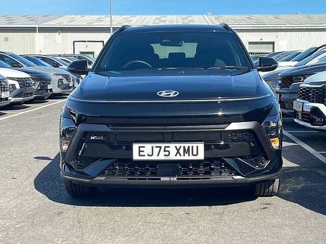 Hyundai KONA 1.6 h-GDi N Line SUV 5dr Petrol Hybrid DCT Euro 6 (s/s) (138 ps) Black