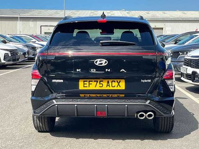 Hyundai KONA 1.6 h-GDi N Line SUV 5dr Petrol Hybrid DCT Euro 6 (s/s) (138 ps) Black