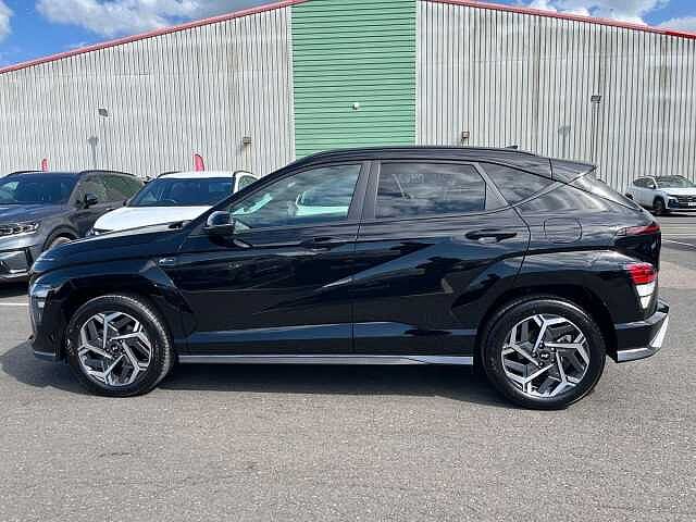 Hyundai KONA 1.6 h-GDi N Line SUV 5dr Petrol Hybrid DCT Euro 6 (s/s) (138 ps) Black