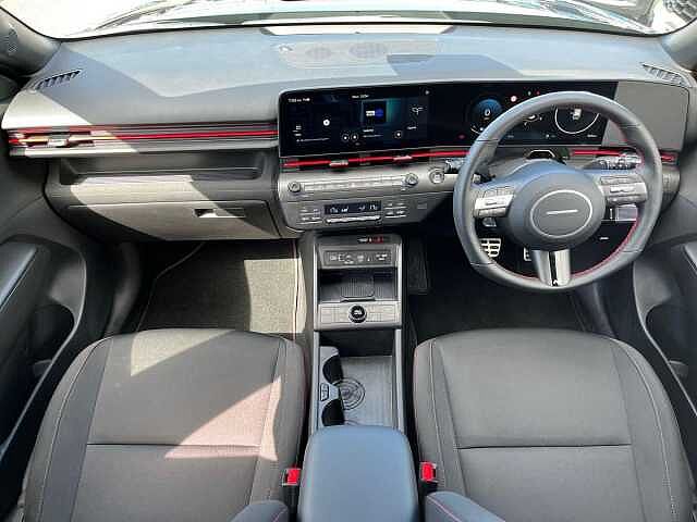 Hyundai KONA 1.6 h-GDi N Line SUV 5dr Petrol Hybrid DCT Euro 6 (s/s) (138 ps) Black