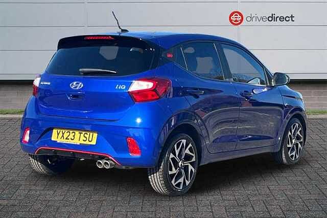 Hyundai I10 1.0 T-GDi N Line Hatchback 5dr Petrol Manual Euro 6 (s/s) (100 ps) Blue