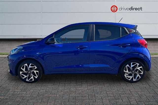Hyundai I10 1.0 T-GDi N Line Hatchback 5dr Petrol Manual Euro 6 (s/s) (100 ps) Blue