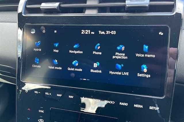 Hyundai TUCSON 1.6 h T-GDi N Line SUV 5dr Petrol Hybrid Auto Euro 6 (s/s) (230 ps) Grey