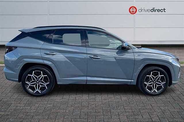 Hyundai TUCSON 1.6 h T-GDi N Line SUV 5dr Petrol Hybrid Auto Euro 6 (s/s) (230 ps) Grey