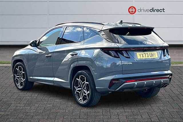 Hyundai TUCSON 1.6 h T-GDi N Line SUV 5dr Petrol Hybrid Auto Euro 6 (s/s) (230 ps) Grey