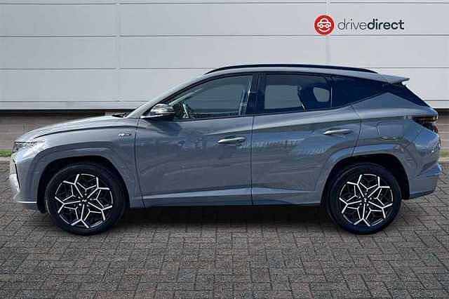 Hyundai TUCSON 1.6 h T-GDi N Line SUV 5dr Petrol Hybrid Auto Euro 6 (s/s) (230 ps) Grey