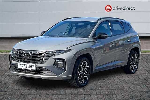 Hyundai TUCSON 1.6 h T-GDi N Line SUV 5dr Petrol Hybrid Auto Euro 6 (s/s) (230 ps) Grey