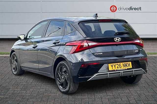Hyundai I20 1.0 T-GDi Black Line Hatchback 5dr Petrol Manual Euro 6 (s/s) (90 ps) Grey