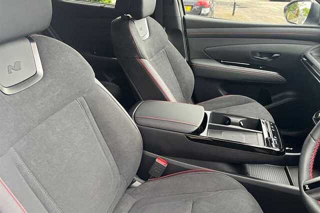 Hyundai TUCSON 1.6 T-GDi N Line SUV 5dr Petrol Hybrid Auto Euro 6 (s/s) (215 ps) White