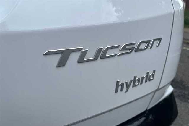 Hyundai TUCSON 1.6 T-GDi N Line SUV 5dr Petrol Hybrid Auto Euro 6 (s/s) (215 ps) White