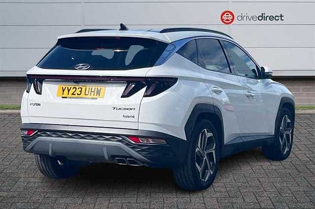 Hyundai TUCSON 1.6 h T-GDi Ultimate SUV 5dr Petrol Hybrid Auto Euro 6 (s/s) (230 ps) White