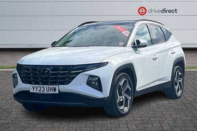 Hyundai TUCSON 1.6 h T-GDi Ultimate SUV 5dr Petrol Hybrid Auto Euro 6 (s/s) (230 ps) White