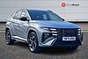 Hyundai TUCSON 1.6 T-GDi N Line SUV 5dr Petrol Hybrid Auto Euro 6 (s/s) (215 ps) Silver