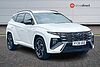 Hyundai TUCSON 1.6 T-GDi N Line SUV 5dr Petrol Hybrid Auto Euro 6 (s/s) (215 ps) White