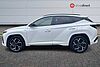 Hyundai TUCSON 1.6 T-GDi N Line SUV 5dr Petrol Hybrid Auto Euro 6 (s/s) (215 ps) White