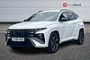 Hyundai TUCSON 1.6 T-GDi N Line SUV 5dr Petrol Hybrid Auto Euro 6 (s/s) (215 ps) White