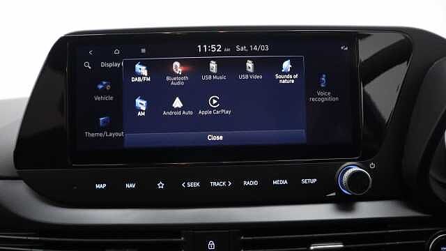 Hyundai BAYON 1.0 T-GDi Tech Line SUV 5dr Petrol Manual Euro 6 (s/s) (90 ps) Blue