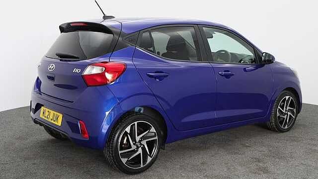 Hyundai I10 1.2 Premium Hatchback 5dr Petrol Auto Euro 6 (s/s) (84 ps) Blue